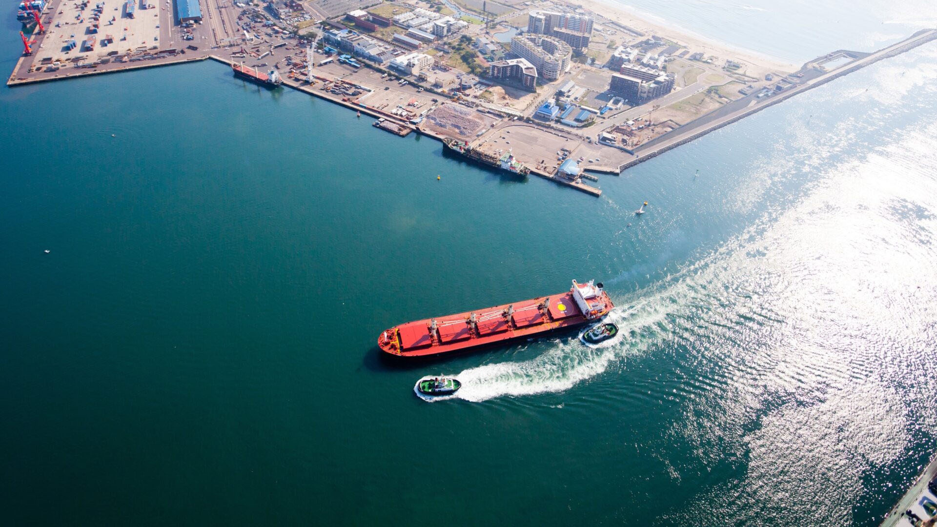 Marine supply support at port