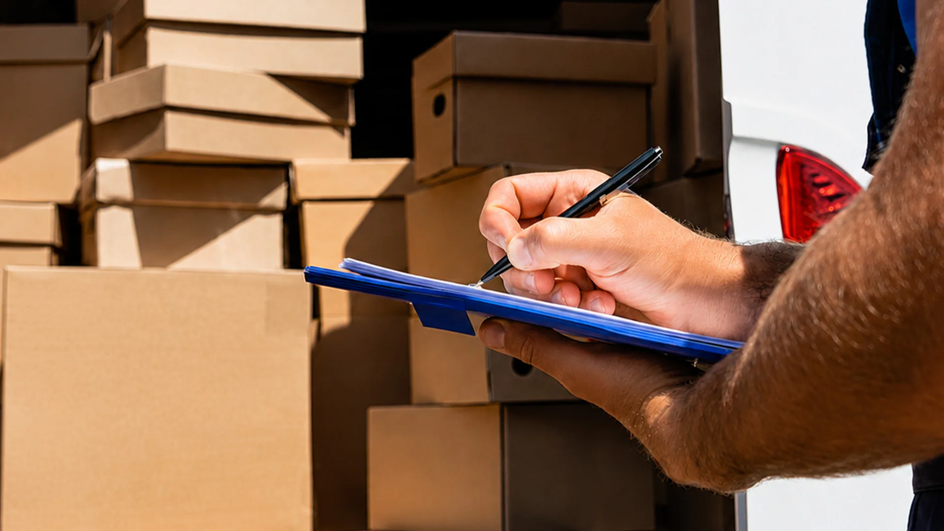 Parcel receiving and onboard delivery support